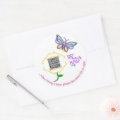 my25thHour - 3" sticker -Flower (Envelop)
