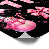 My 11th Birthday Nk Santa Coquette Snowman 11 Year Poster (Hoek)