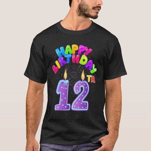My 12th Birthday T-shirt (Voorkant)