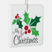 My 1st Christmas Keramisch Ornament (Rechts)