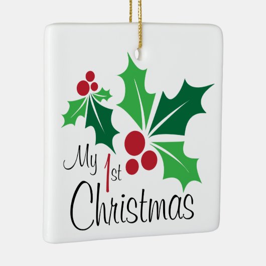 My 1st Christmas Keramisch Ornament (Rechts)