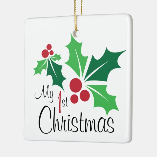My 1st Christmas Keramisch Ornament (Links)