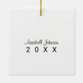 My 1st Christmas Keramisch Ornament (Achterkant)