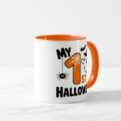 My 1st Halloween Cute Ghost Baby Bodysuit Mok (Voorkant rechts)