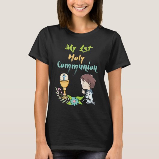 My 1st Holy Communion boy T-shirt (Voorkant)
