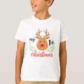 MY 1ST MERRY CHRISTMAS T-Shirt (Voorkant)