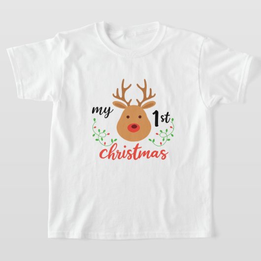 MY 1ST MERRY CHRISTMAS T-Shirt (Laagn)