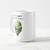 "My alien and My playlist" music vibes design Koffiemok (Voorkant links)