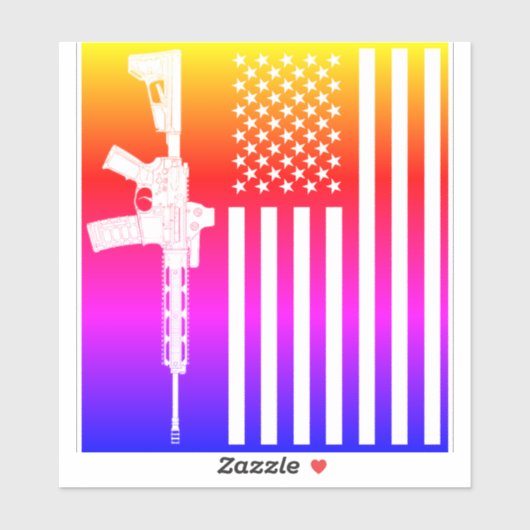 My America  Sticker (Vel)