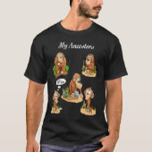 My Ancestors monkey graphic T-shirt (Voorkant)
