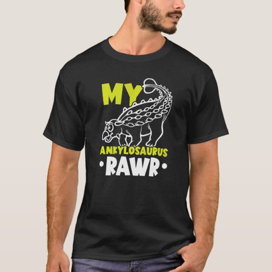 My Ankylosaurus Rawr Future Paleontologist Dinosau T-shirt (Voorkant)