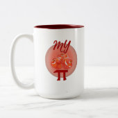 My apple pie tweekleurige koffiemok (Links)