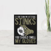 My Attitude Stinks Handschoenen Voetbal Football G Kaart (Voorkant)