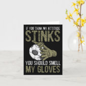 My Attitude Stinks Handschoenen Voetbal Football G Kaart (Gele Bloem)