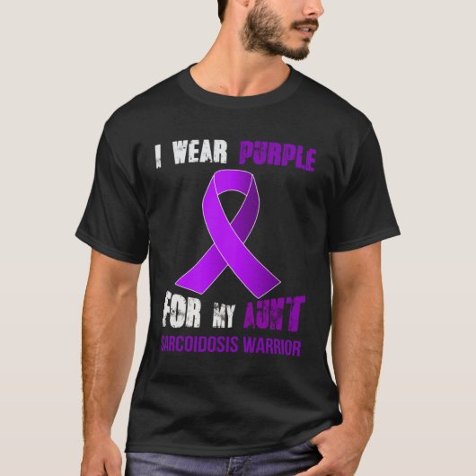 MY AUNT  MY SARCOIDOSIS WARRIOR T-SHIRT (Voorkant)