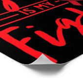 My Aunt's Fight Is My Fight Blood Cancer Awareness Poster (Hoek)