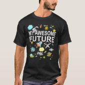 My Awesome Future Astronaut Space Travel Rocket Sh T-shirt (Voorkant)