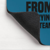 My Back Hurts From Carrying This Team Funny Humor Muismat (Hoek)