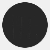 My Back Hurts From Carrying This Team Funny Ronde Sticker (Voorkant)