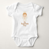 My Baptism Day | Cute Angel Baby Bodysuit - GIFTS (Voorkant)