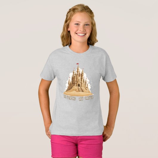 My Beach, My Sandcastle T-shirt (Voorkant volledig)