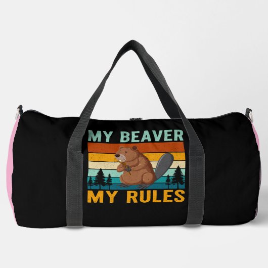 My Beaver My Rules Plunjezak (Voorkant)