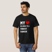 My Belongs To A Forest Ranger T-Shirt (Voorkant volledig)