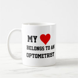 My Belongs To An Optometrist Mug Koffiemok