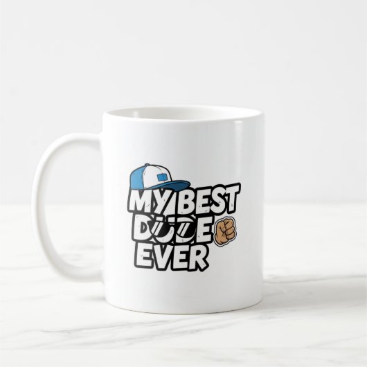 My Best Dude Ever Mug Koffiemok (Links)