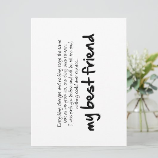 My best friend (Staand voorkant)
