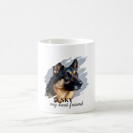 "My Best Friend" Custom Dog Photo Mok