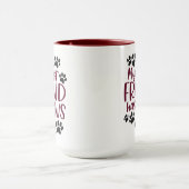 My Best Friend Has Paws | Cute Dog Lover Combo Mug Mok (Midden)