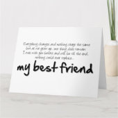 My best friend kaart (Voorkant)