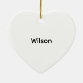 My Best Friend Paw Prints Pet Name Keramisch Ornament (Achterkant)