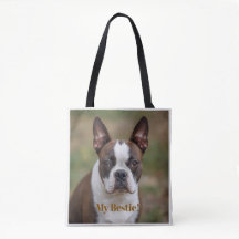  "My Bestie" Boston Terrier gepersonaliseerd