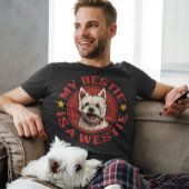 My Bestie is een Westie West Highland White Terrie T-shirt