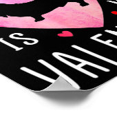 My Bet Hound Is My Valentine Dog Lover Valentin _1 Poster (Hoek)