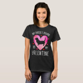 My Bet Hound Is My Valentine Dog Lover Valentin _1 T-shirt (Voorkant volledig)