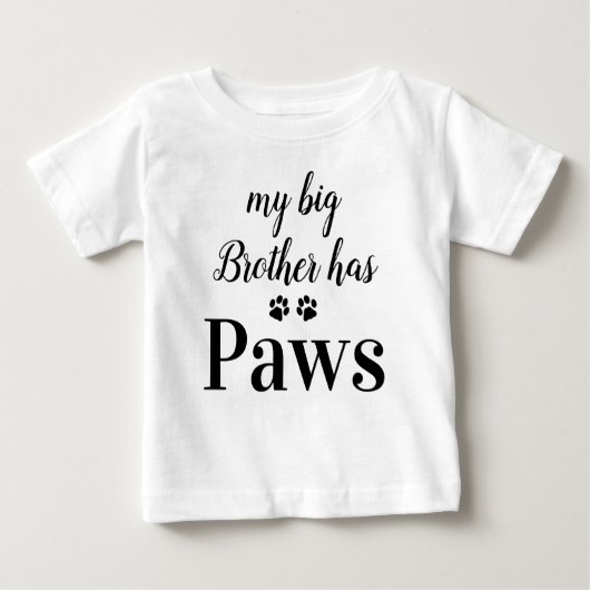 My Big Brother Has Paws Pet Dog Lover (Voorkant)