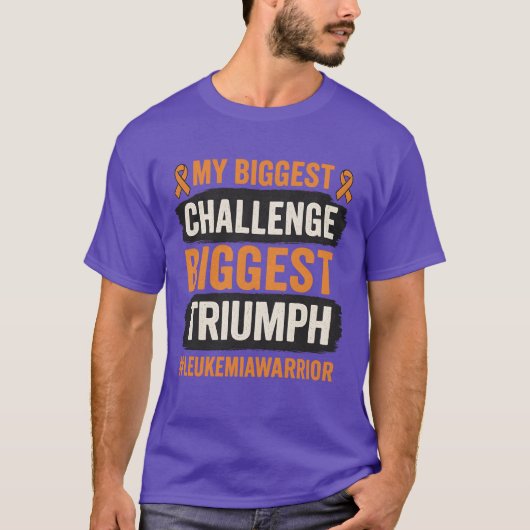 My Biggest Challenge Will Be My Biggest Triumph T-shirt (Voorkant)