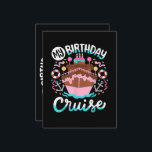My Birthday Cruise Vacation Cruising Trip Uitnodiging Briefkaart<br><div class="desc">My Birthday Cruise Vacation Cruising Trip</div>
