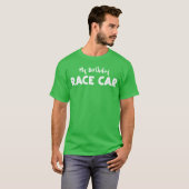 My Birthday Race Car Birthday T-shirt (Voorkant volledig)