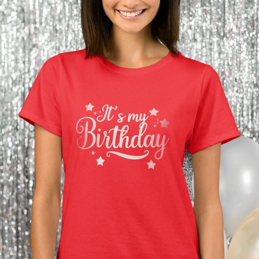 My Birthday Shirt, Girl Birthday Party Shirt
