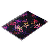MY black stars NOTEBOOK Notitieboek (Linkerzijde)