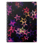 MY black stars NOTEBOOK Notitieboek (Voorkant)