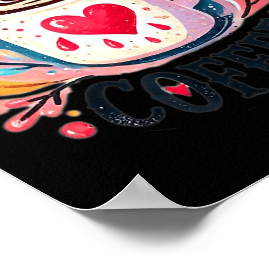 My Blood Type Is Coffee  Poster (Hoek)