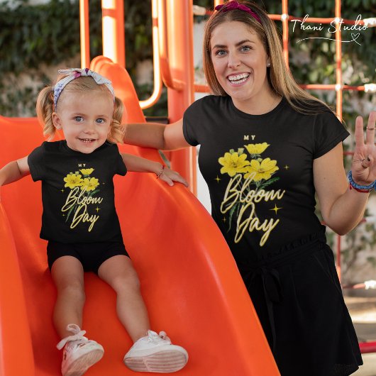 My Bloom Day Gepersonaliseerde naam Vrouw Inspirer T-shirt