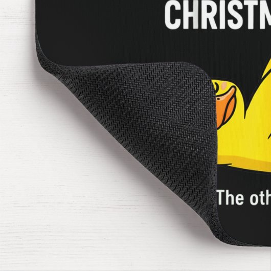 My Body Is 98% Christmas Cookies Funny Duck Pajama Muismat (Hoek)