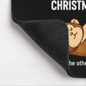 My Body Is 98% Christmas Cookies Funny Monkey Paja Muismat (Hoek)