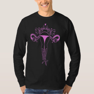 My Body My Choice Floral Uterus Pro Choice Abortio T-shirt